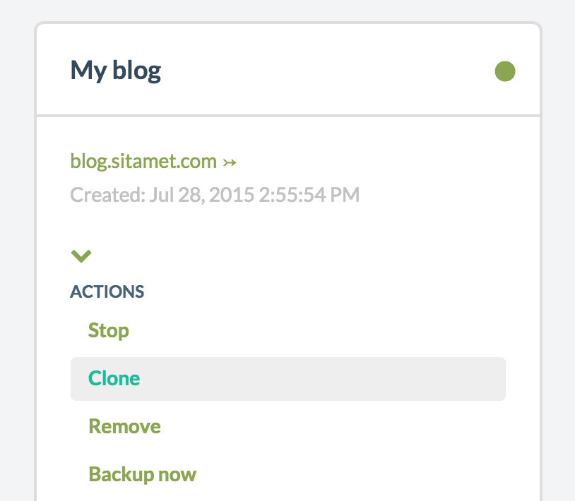 Clone your site to test your WordPress compatibility in a staging environment