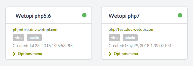Clonem per comparar i validar si funciona WordPress a velocitat de vertigen amb PHP7