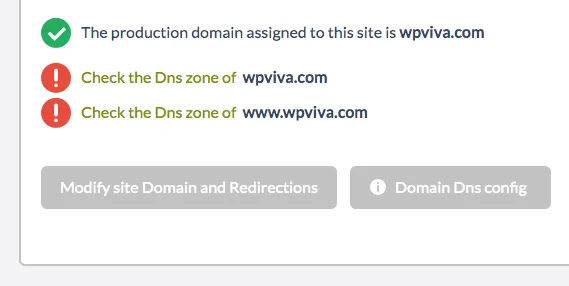 Després de canviar el nom de domini has de comprovar la zona DNS del teu lloc web WordPress