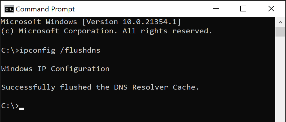 Limpiar Cache DNS en windows CMD