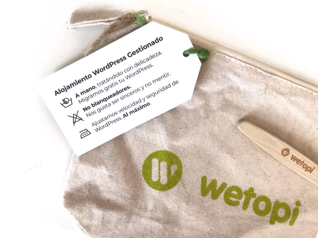 Merchandising Wetopi WordCamp Barcelona 2023