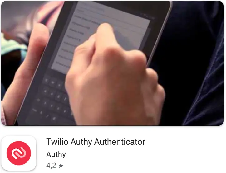Twilio authy one time password authenticator