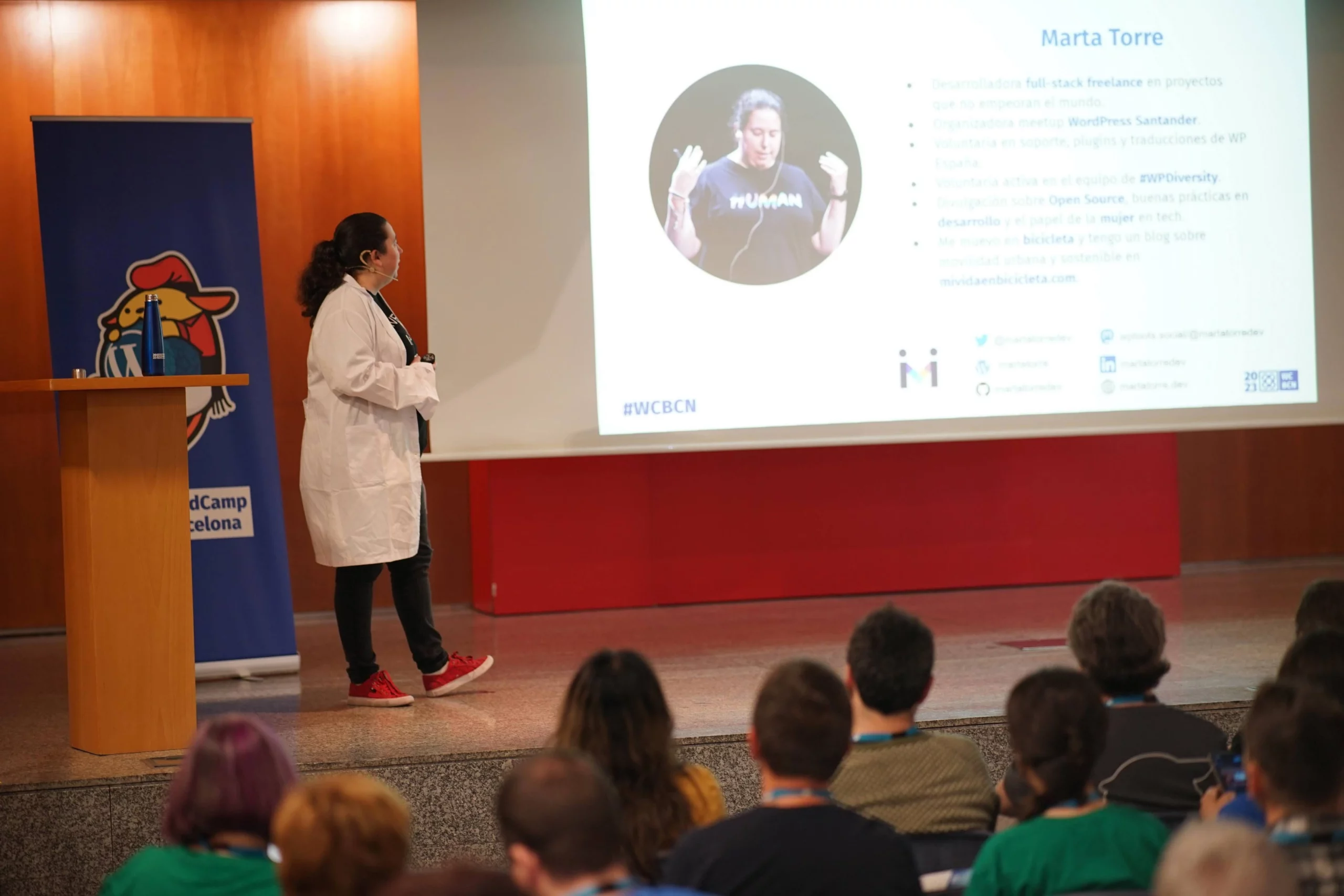 Marta Torre at WordCamp Barcelona 2023
